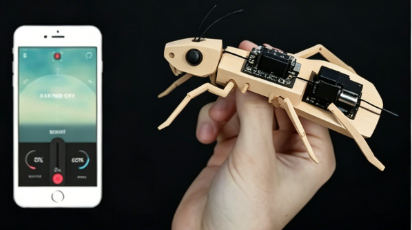 Smart Ant handheld prototype with app control